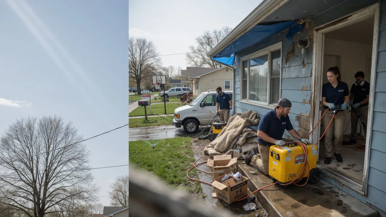 Basement Flood Cleanup in Ferris, TX near me